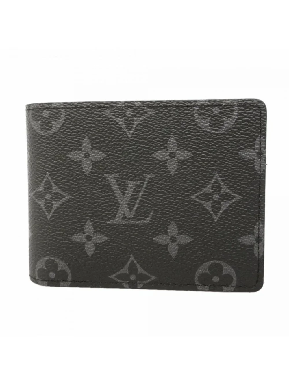 Louis Vuitton Wallet Monogram Eclipse Portefeuille Multiple Black